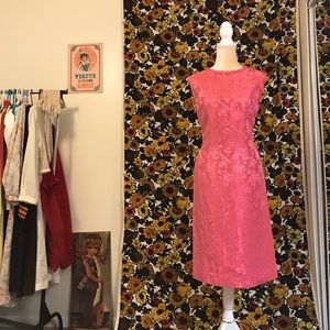 60s VTG “Jackie O” Sheath Dress and Jacket Set
